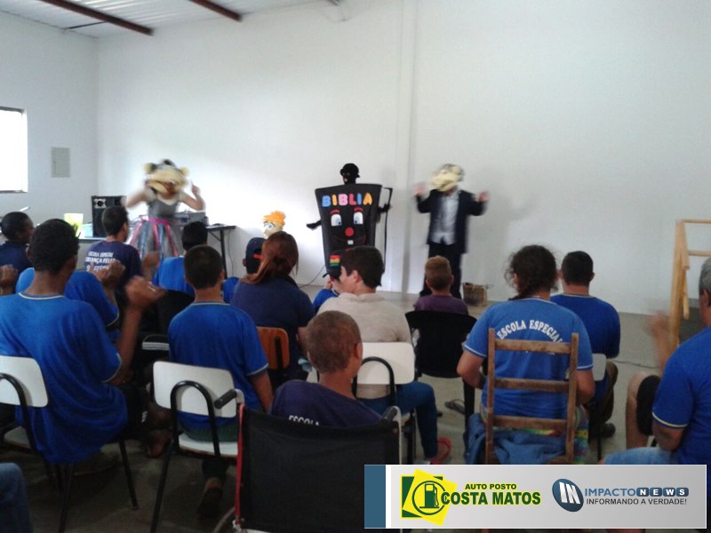 Turminha da Igreja de Cristo Jesus na semana da criança da APAE 
